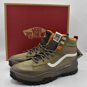 Vans MTE Sk8-Hi GORE-TEX Women 8 Olive Brown New WP Insulated Hiking Boots Shoes